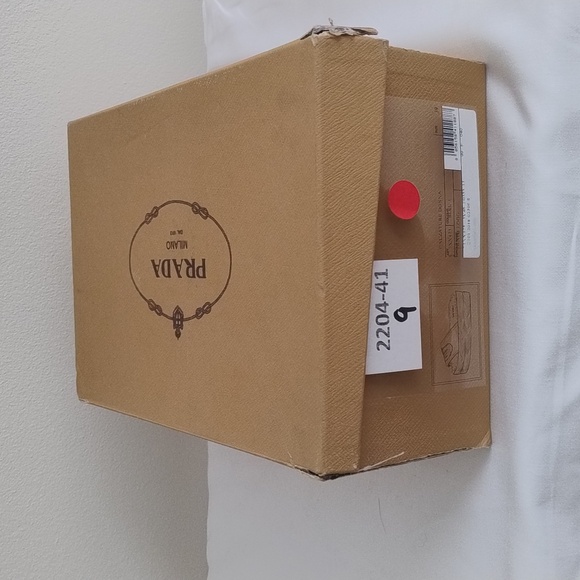 Prada Denim Embroidered Platform Espadrilles Sz 39 / US 8.5-9 - Picture 8 of 12